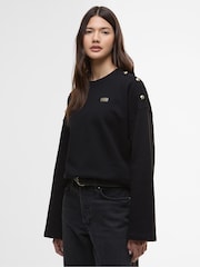 Barbour® International Juliana Black Sweatshirt - Image 1 of 8