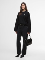 Barbour® International Juliana Black Sweatshirt - Image 3 of 8