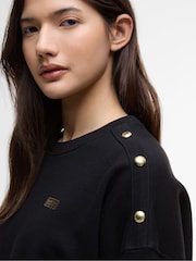 Barbour® International Juliana Black Sweatshirt - Image 4 of 8