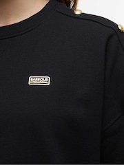 Barbour® International Juliana Black Sweatshirt - Image 6 of 8