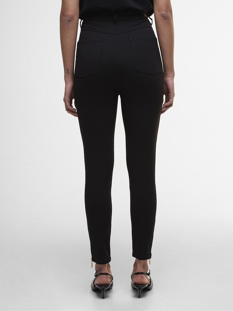 Barbour® International Black Stella Trousers - Image 2 of 8