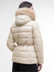 Barbour® International Cream Puffer Jacket - Image 2 of 8