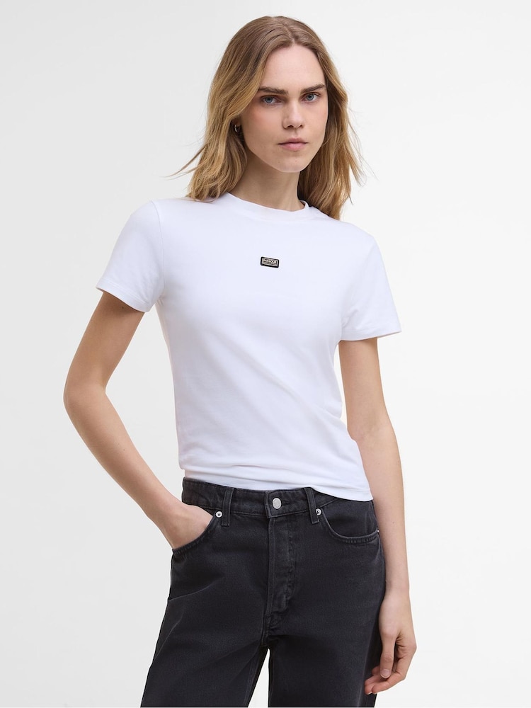 Barbour® International Imogen White T-Shirt - Image 1 of 6