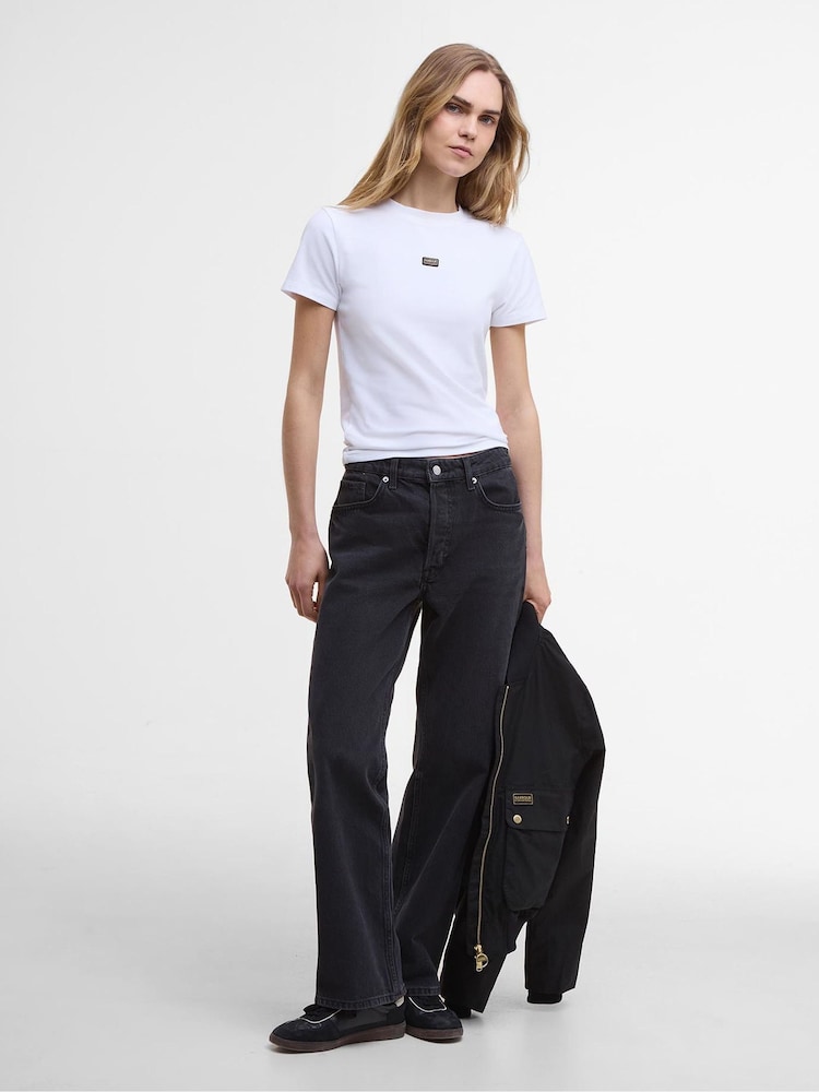 Barbour® International Imogen White T-Shirt - Image 2 of 6