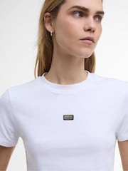 Barbour® International Imogen White T-Shirt - Image 3 of 6