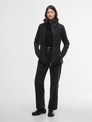 Barbour® International Black Kya Quilted Jacket - Image 4 of 9