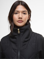 Barbour® International Black Kya Quilted Jacket - Image 5 of 9