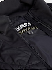 Barbour® International Black Kya Quilted Jacket - Image 8 of 9
