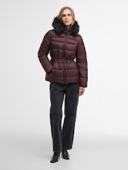 Barbour® International Red Puffer Jacket - Image 3 of 8