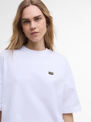 Barbour® International Elle White T-Shirt - Image 4 of 6