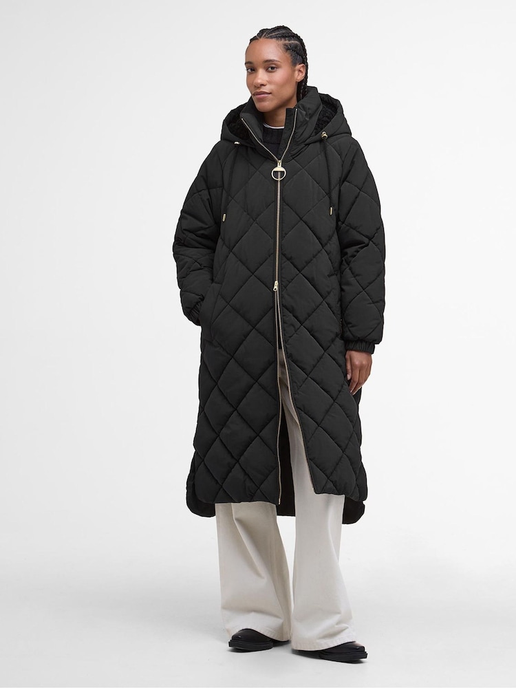 Barbour® Black Kirkton Puffer Jacket - Image 1 of 8