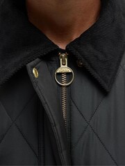 Barbour® Black Meredith Quilted Coat - Image 4 of 8