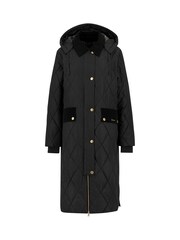 Barbour® Black Meredith Quilted Coat - Image 7 of 8