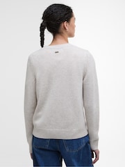 Barbour® Cream Woodhouse Knitted Jumper - Image 2 of 7