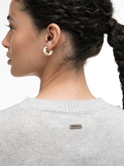 Barbour® Cream Woodhouse Knitted Jumper - Image 4 of 7