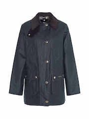 Barbour® Sage Green Modern Beadnell Wax Jacket - Image 8 of 9
