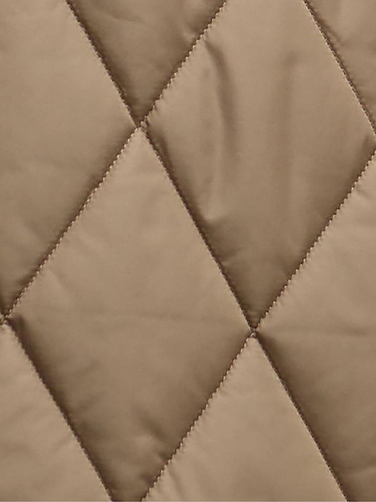 Barbour® Brown Lydia Diamond Quilt Gilet - Image 8 of 8 Barbour® Brown Lydia Diamond Quilt Gilet - Image 8 of 8