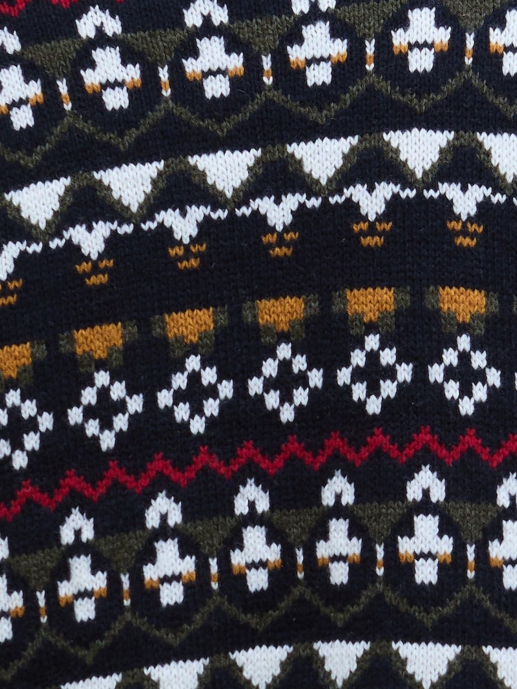 Barbour® Blue Larisa Knitted Jumper - Image 7 of 7 Barbour® Blue Larisa Knitted Jumper - Image 7 of 7