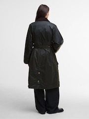 Barbour® Green Milda Wax Jacket - Image 3 of 4