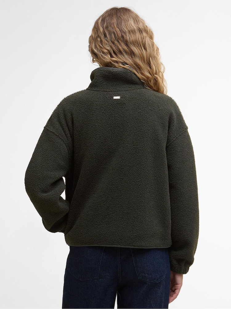 Barbour® Olive Mabel Fleece Jacket - Image 2 of 8