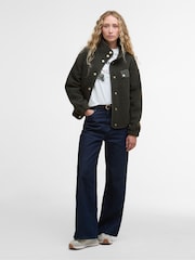 Barbour® Olive Mabel Fleece Jacket - Image 3 of 8