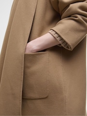 Barbour® Brown Clementine Wool Scarf Coat - Image 7 of 9