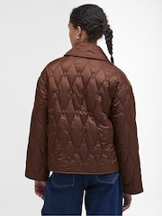 Barbour® Brown Bernadette Quilted Jacket - Image 2 of 8
