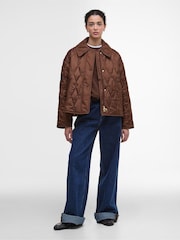 Barbour® Brown Bernadette Quilted Jacket - Image 6 of 8