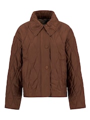 Barbour® Brown Bernadette Quilted Jacket - Image 8 of 8