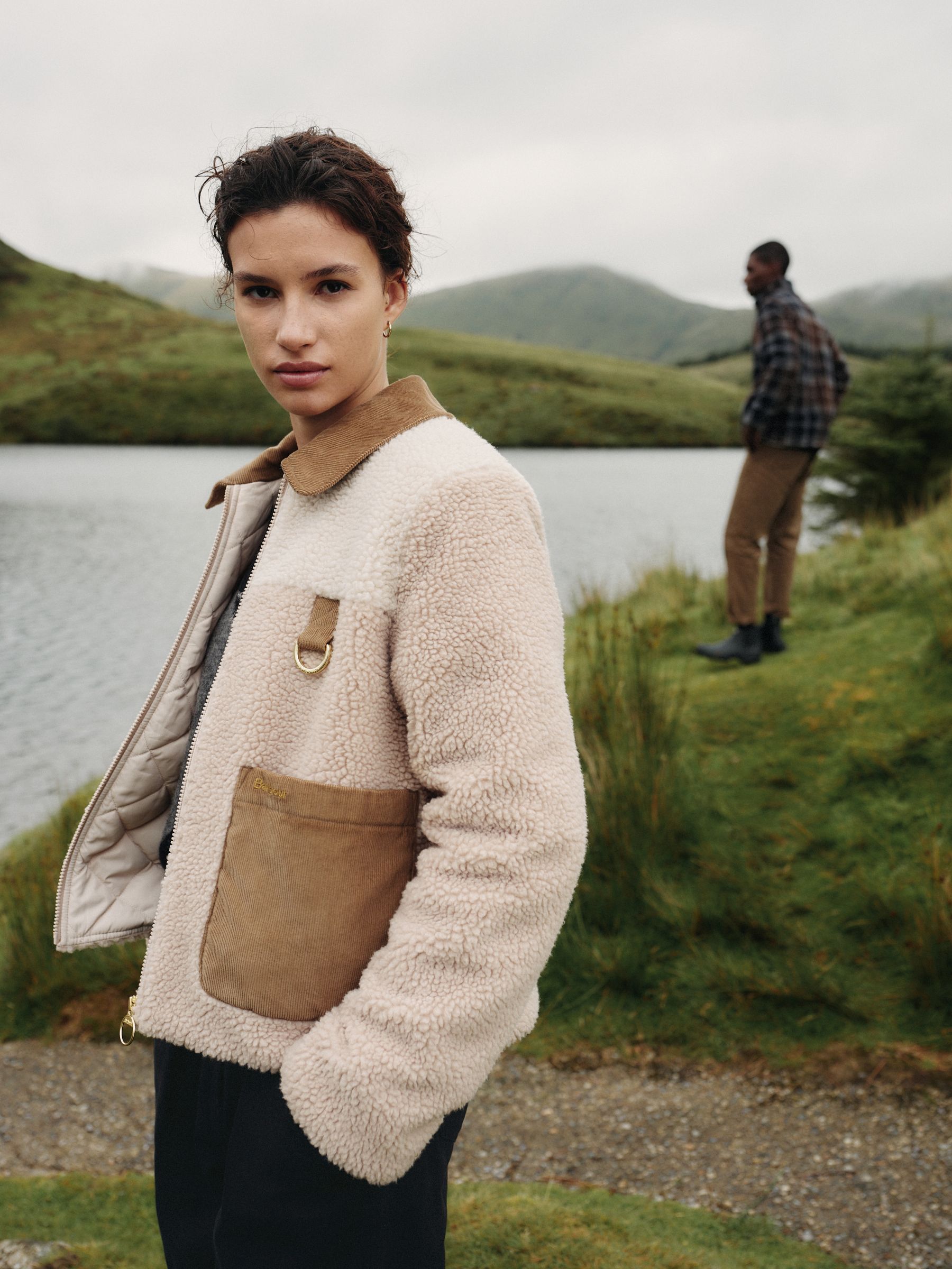 Buy Barbour® Brown Malena Fleece Jacket from the Next UK online shop