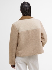 Barbour® Brown Malena Fleece Jacket - Image 3 of 7