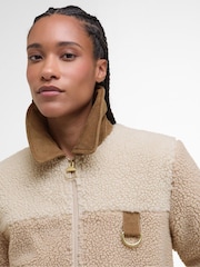 Barbour® Brown Malena Fleece Jacket - Image 4 of 7