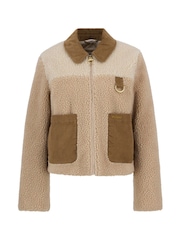 Barbour® Brown Malena Fleece Jacket - Image 6 of 7