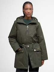Barbour® Green Inola Showerproof Jacket - Image 1 of 8