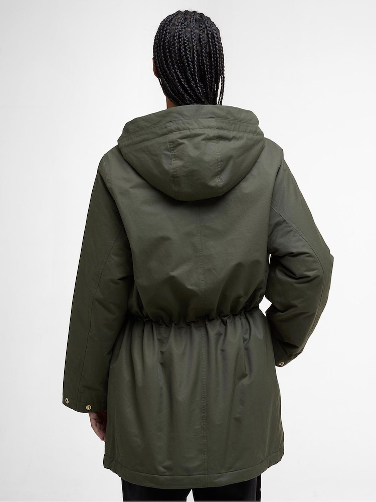 Barbour® Green Inola Showerproof Jacket - Image 2 of 8