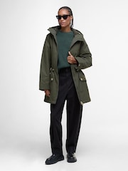 Barbour® Green Inola Showerproof Jacket - Image 3 of 8