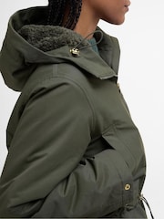 Barbour® Green Inola Showerproof Jacket - Image 6 of 8