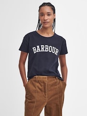 Barbour® Blue Northumberland Classic T-Shirt - Image 1 of 6