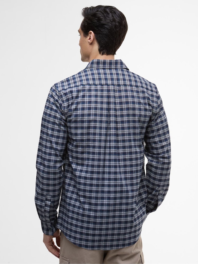 Barbour® International Blue Hawks Check Oxford Shirt - Image 2 of 6