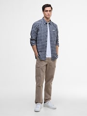 Barbour® International Blue Hawks Check Oxford Shirt - Image 3 of 6