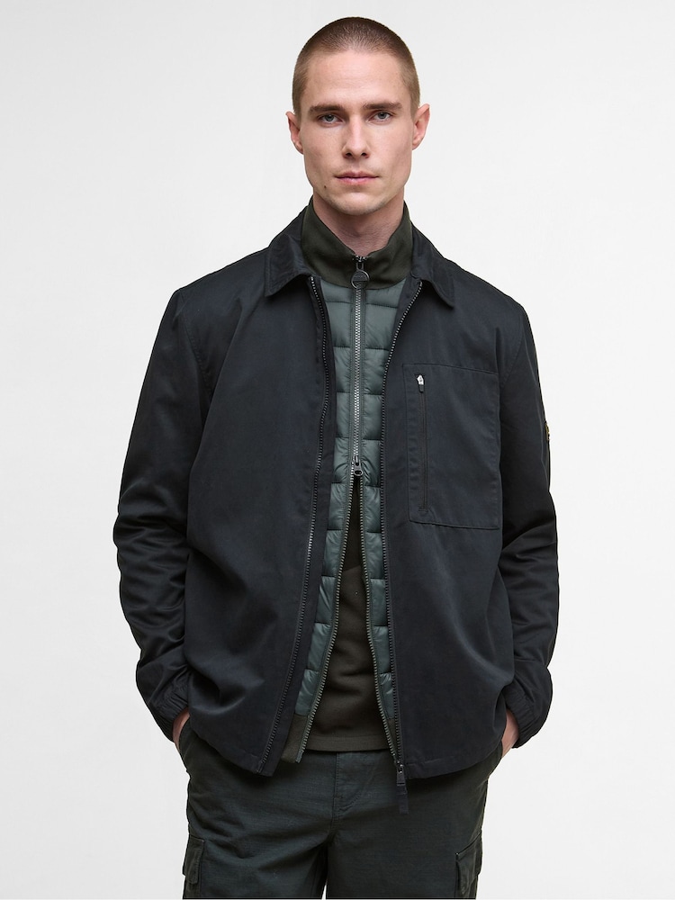 Barbour® International Coil Black Overshirt - Image 1 of 7