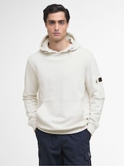 Barbour® International White Ewan Hoodie - Image 1 of 8