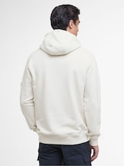 Barbour® International White Ewan Hoodie - Image 4 of 8