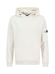 Barbour® International White Ewan Hoodie - Image 7 of 8