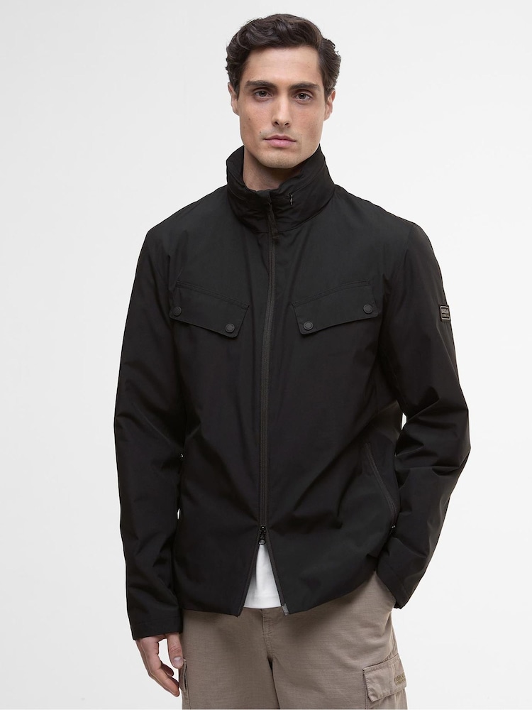 Barbour® International Black Alver Showerproof Jacket - Image 1 of 8 Barbour® International Black Alver Showerproof Jacket - Image 1 of 8