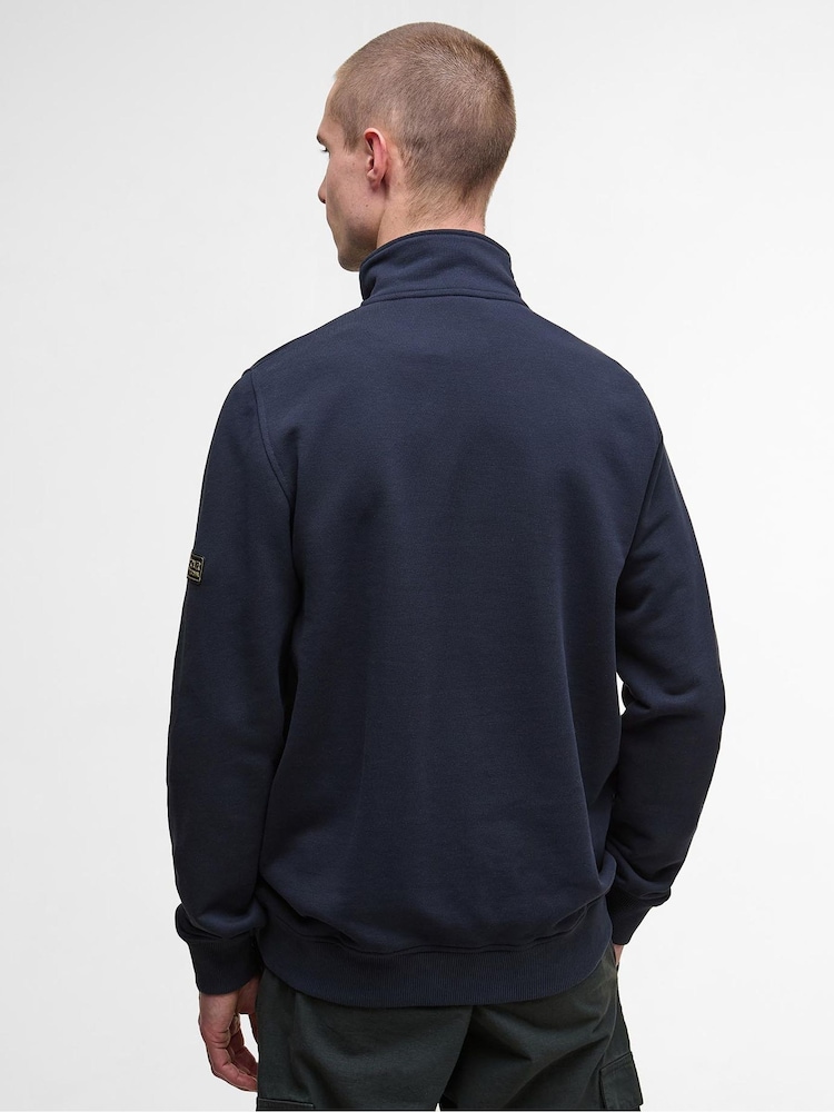 Barbour® International Outline Funnel Neck Sweatshirt - Image 2 of 7 Barbour® International Outline Funnel Neck Sweatshirt - Image 2 of 7