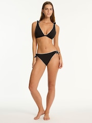 Sea Level Black Babylon Bow Tie Swimsuit - Image 3 of 5