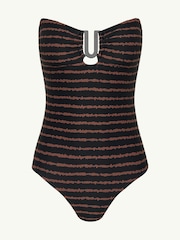 Sea Level Black Riptide U Bar Bandeau One Piece Swimsuit - Image 5 of 5