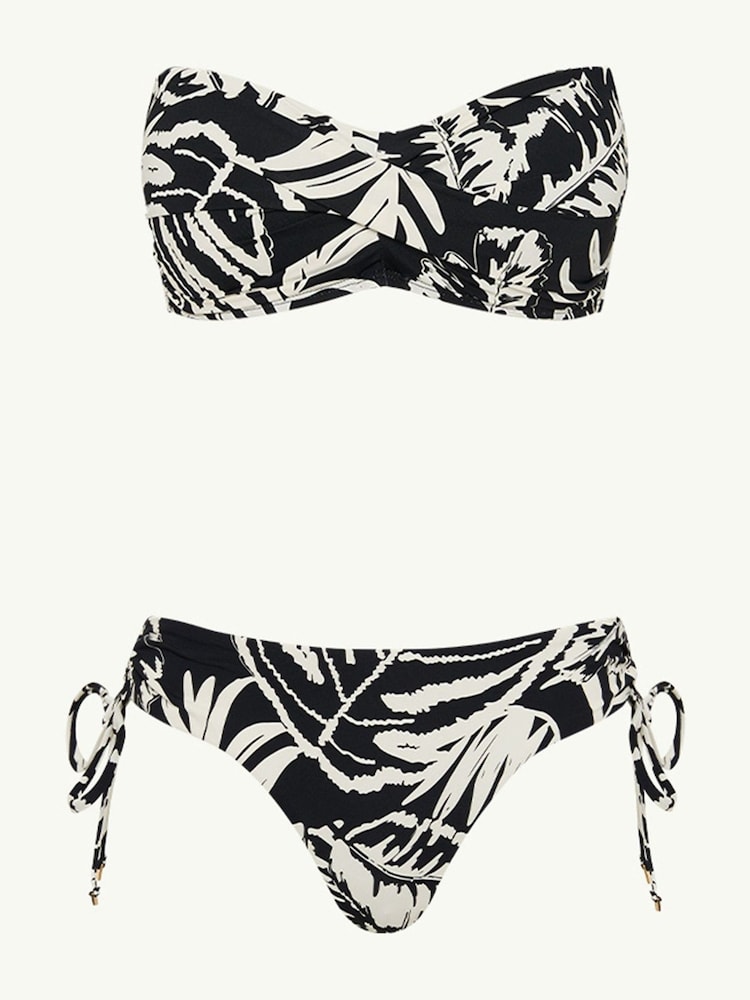 Sea Level Black Jungle Book Tie Side Cheeky Joggers - Image 5 of 5 Sea Level Black Jungle Book Tie Side Cheeky Joggers - Image 5 of 5