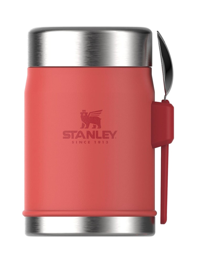 Stanley Hot Coral Legendary Food Jar + Spork 0.4L - Image 1 of 3
